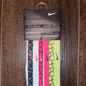 Nike printed headbands assorted 6 pack
